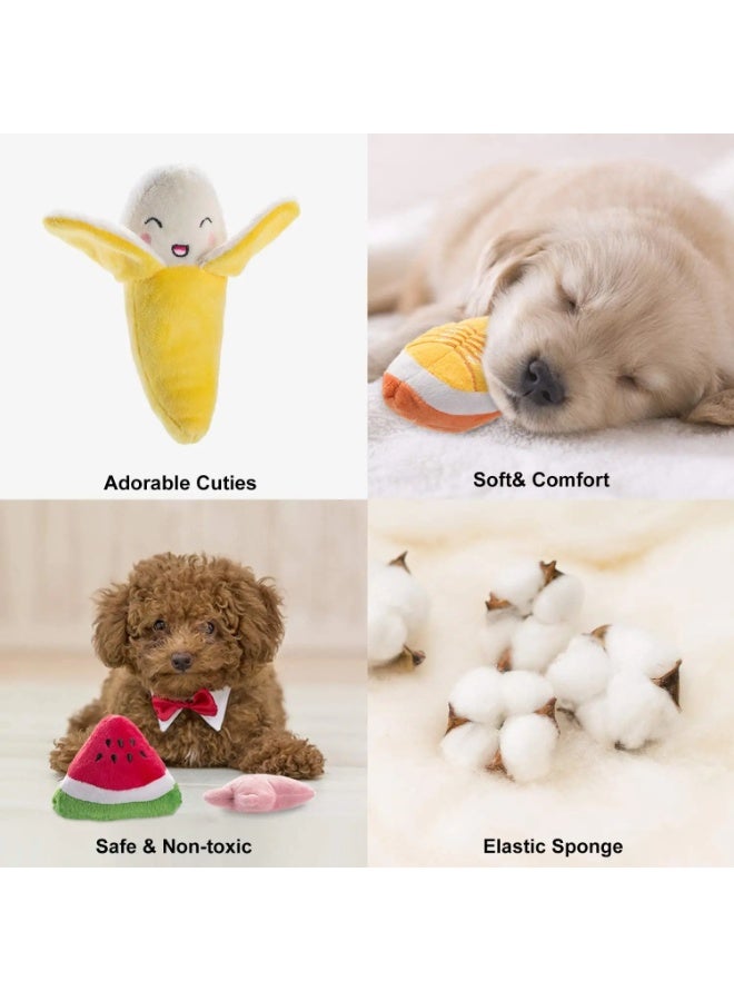 مجموعة ألعاب جرو قطيفة بصافرات نوتشيولا – 12 قطعة مع سلة تخزين - Image 4